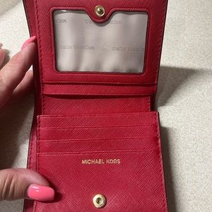 Micheal Kors Wallet Red